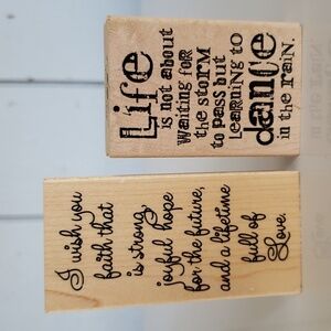 2 Stamps I Wish You Stamp Recollections Stamp